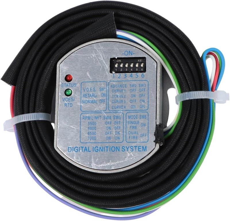 Kessocco Motorcycle Ignition Module High Performance 53-644 Programmable Single Fire Electronic Ignition Module - Image 1